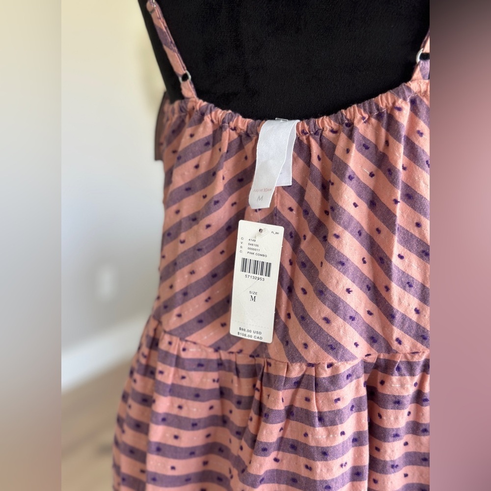 Anthropologie Amadi Pink Combo Summer Dress - Picture 2 of 6